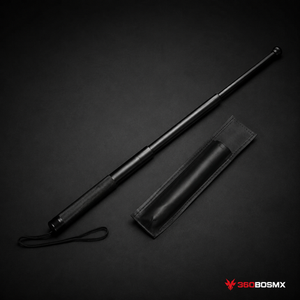Bastón Retráctil 19.5 Pulgadas con Funda 518 - Negro