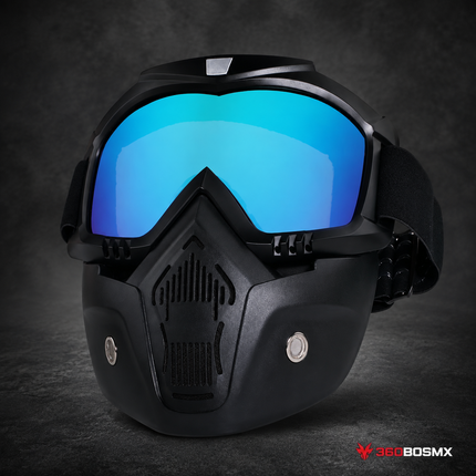 M�scara y Googles motocross gotcha biker ciclismo skate Mj03 - 360BOSMX