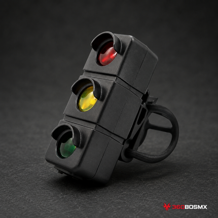 Luz trasera de bicicleta semaforo 7 pasos a prueba de agua T-C3011 - 360BOSMX