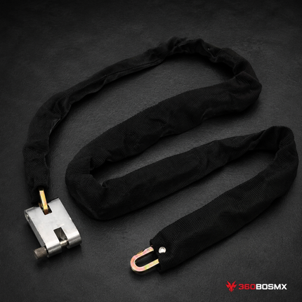 Cadena con cerradura antirrobo para bicicleta S589C - 360BOSMX