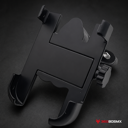 Soporte Universal MOTOCICLETA 1 puerto USB Smartphone 360° Antivibración MTC046 - 360BOSMX