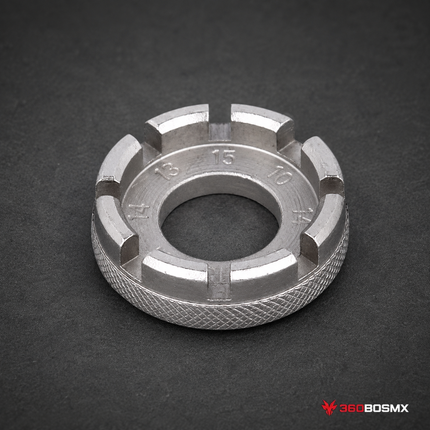 Llave de Radios Bici/ Moto Multifuncional Medidas Grabadas CX145 - 360BOSMX