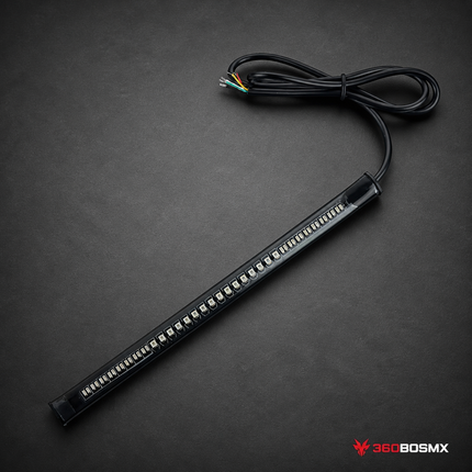 Barra LED Flexible Multiusos 20.5 cm (8") Luz Trasera Freno Stop Moto MTC229 - 360BOSMX