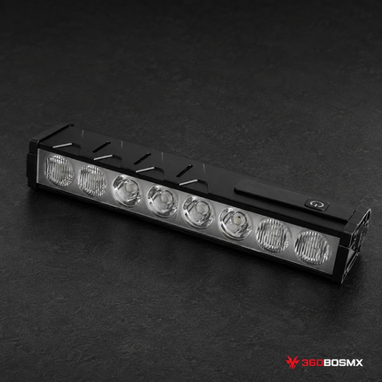 Barra LED Ultra 4 pasos Bici Scooter Moto 12000LM Carga tipo C Impermeable MTYX93 - 360BOSMX