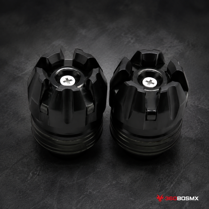 Sliders Eje y Llanta Moto Protectores antigolpes tipo Rancing MTC057 - 360BOSMX