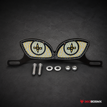 Soporte Porta Placa LED UNIVERSAL Moto Multi Modo MTC201 - 360BOSMX