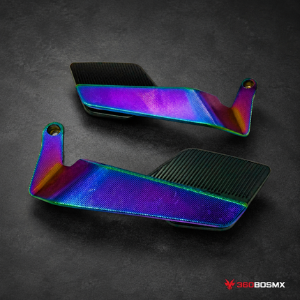 Espejos retrovisores Moto tipo BAR-END Rainbow Deportivos C/relieve *Universales* MTC253 - 360BOSMX