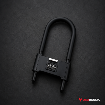 Candado Tipo U-Lock Combinación 4 Dígitos Bicicleta/Scooter rejas/portón SU2M - 360BOSMX