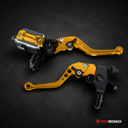 Kit Freno Hidráulico Universal Depósito con Mirilla + Maneta CNC Racing MTC282 - 360BOSMX