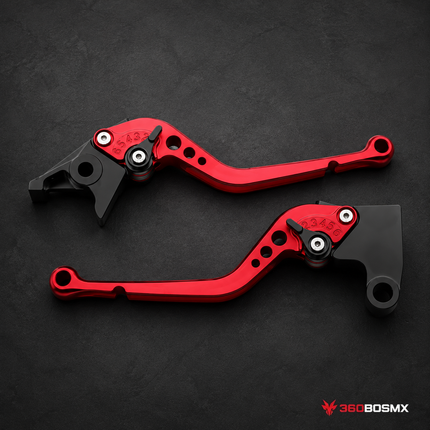 Juego manijas/palancas ajustables para motocicleta (freno y clutch) SURTIDO MTC054 - 360BOSMX