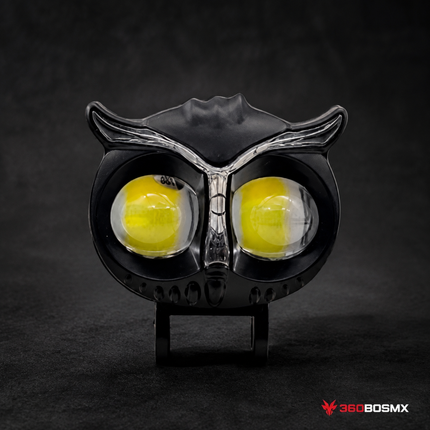 Faro LED estilo Búho Bombilla DRL + Tira LED RGB Moto electrica MTC171 - 360BOSMX