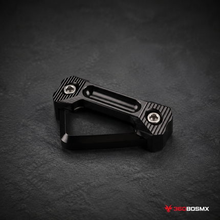Tapa Depósito Aceite Freno Motocicleta Aluminio CNC Racing MTC286 - Negro - 360BOSMX