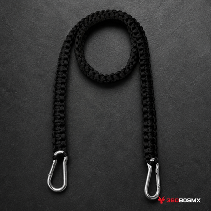 Cuerda Paracord 77cm Mosquetones Metálicos JFXGJ7 - 360BOSMX