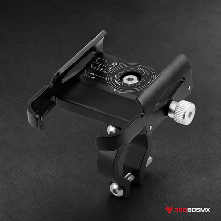 Soporte Celular Moto/Bicicleta Antivibración Ajustable T-BG2952 - Negro - 360BOSMX