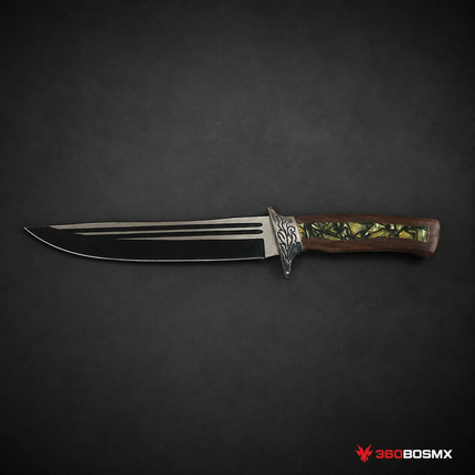 Cuchillo Afilado, Sendero de Pesca y Caza Color Plateado JF0522