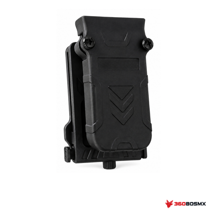 Porta cargador individual CYTAC — Negro sobre fondo blanco con logo 360BOSMX