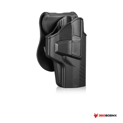 Funda CYTAC para Beretta PX4 — Negro sobre fondo blanco con logo 360BOSMX