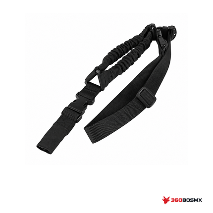 Portafusil de 1 punto Tacbull — Negro sobre fondo blanco con logo 360BOSMX