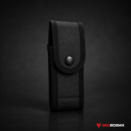Funda táctica negra SN072 de 15 cm