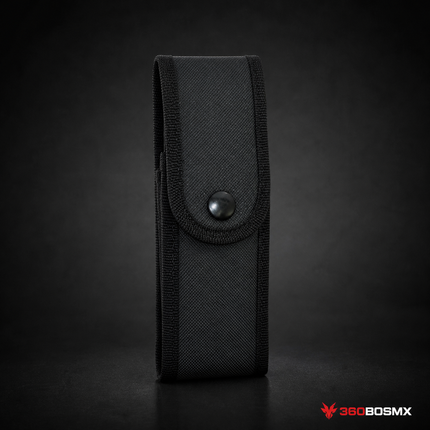 Funda táctica negra SN072 de 20 cm