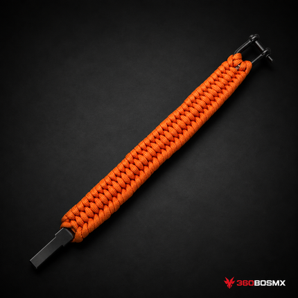 Pulsera Paracord de Supervivencia BB886 - Naranja