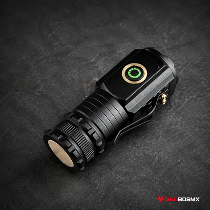 Linterna Led 3P9 resistente al agua impermeable control de carga VOG129 - 360BOSMX