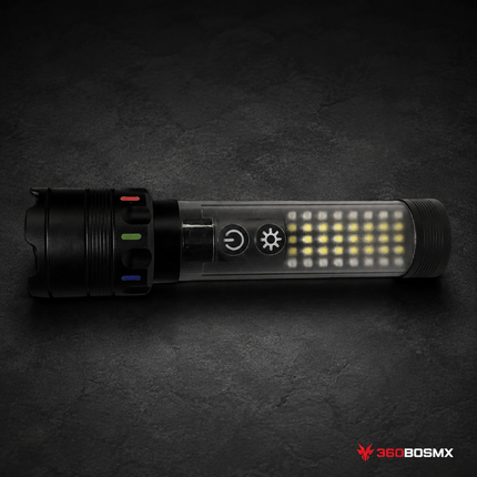 Lámpara Power Bank COB 40 Leds Efecto Patrulla Luz Blanca 5 Modos 500W MTYX40 - 360BOSMX