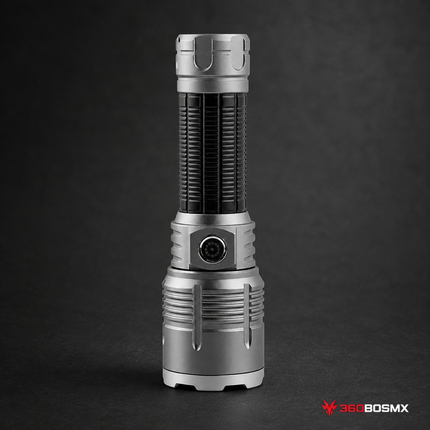 Lámpara LED Zoom Telescópico usb-C Alta Potencia  5 Modos NGSD413 - Gris - 360BOSMX