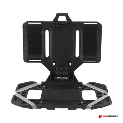 Funda táctica plegable MOLLE para teléfono — Negro