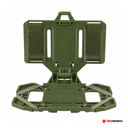 Funda táctica plegable MOLLE para teléfono — Verde