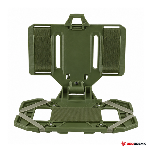 Funda táctica plegable MOLLE para teléfono — Verde