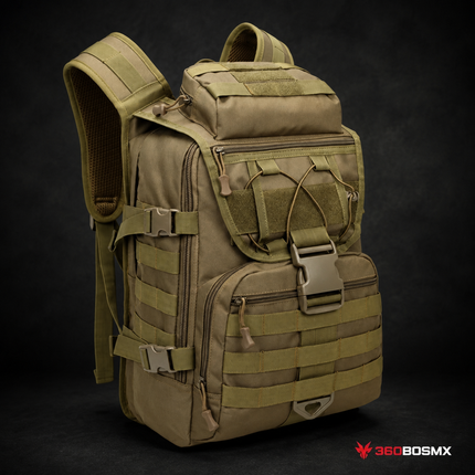 Mochila T�ctica Militar Escuela 40 Lts Calidad Original Gjp Wz9900 - Caqui#1 - 360BOSMX
