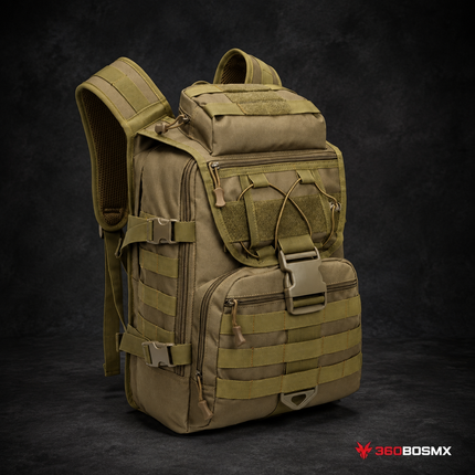 Mochila T�ctica Militar Escuela 40 Lts Calidad Original Gjp Wz9900 - Verde militar #7 - 360BOSMX
