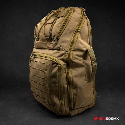 Mochila cruzada maletín  sistema molle 35 lts  GJ011 - Caqui - 360BOSMX
