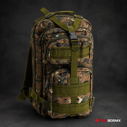 Mochila Táctica Militar Asalto 45 Litros Calidad Original Gjp GJ5017 - Verde - 360BOSMX