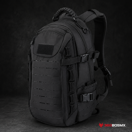 Mochila impermeable de escalada 35l sistema molle JYB065 - Negro - 360BOSMX