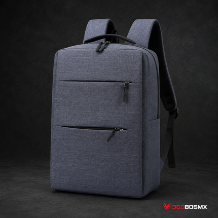 3 en 1 : Mochila + Lonchera + Lapícera USB Laptop 20 lts DNB263 - Azul - 360BOSMX