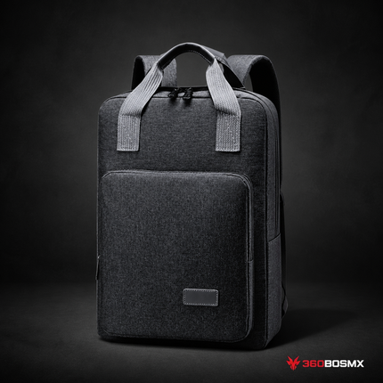 3 en 1 Mochila maletín +lonchera +lapicera laptop porta botellas 15 lts DNB261 - Negro - 360BOSMX