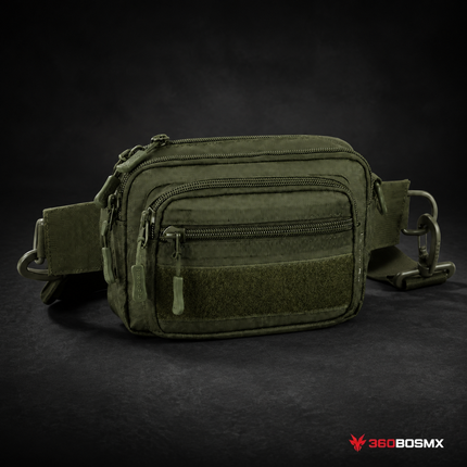 Bolsa COLUM múltiple función,mariconera, Chaleco molle compartiminetos BK8007 - Verde - 360BOSMX