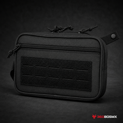 Bolsa EDC Molle Organizador Multiusos Porta Accesorios Impermeable YB272 - Negro - 360BOSMX