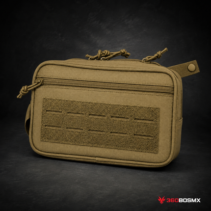 Bolsa EDC Molle Organizador Multiusos Porta Accesorios Impermeable YB272 - Caqui - 360BOSMX