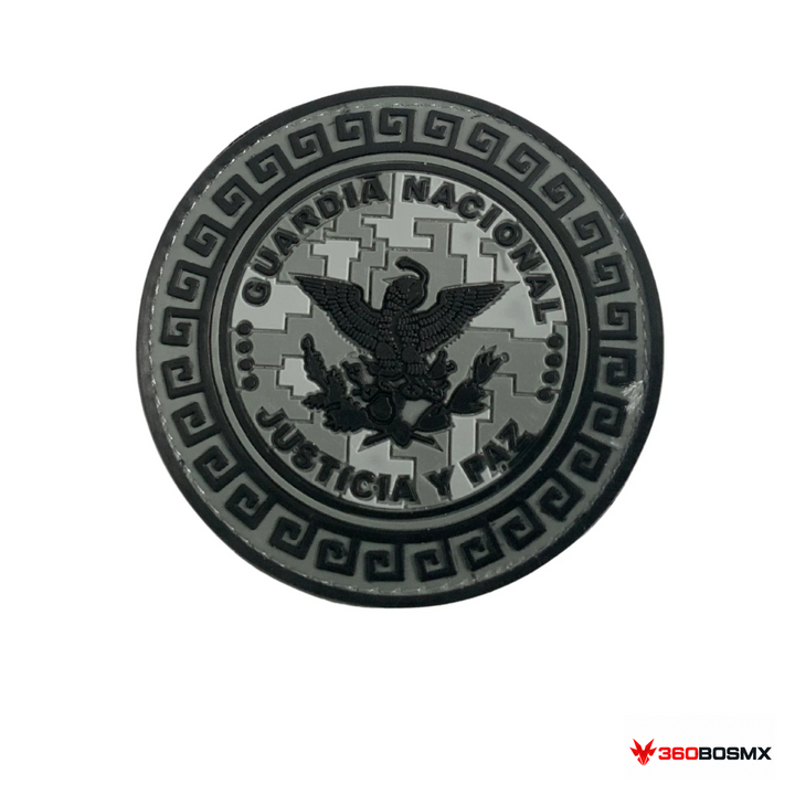 Parche PVC con velcro Guardia Nacional Justicia y Paz Gpx QZ00 MP