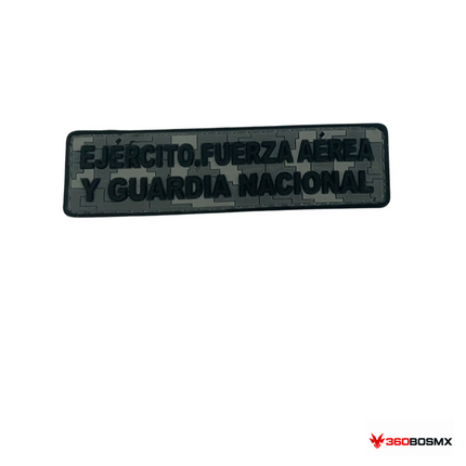 Parche PVC con velcro EFA y Guardia Nacional 9 × 2.5 cm QZ00 MP