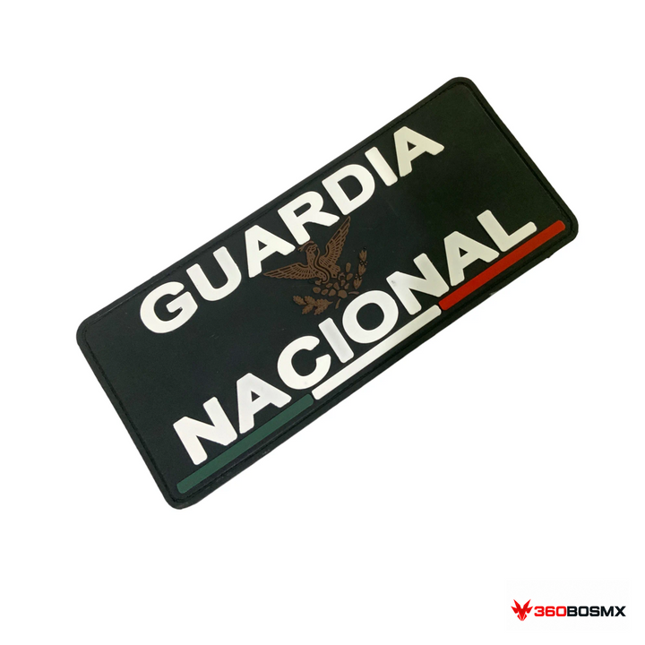 Parche PVC con velcro Guardia Nacional águila grande para chaleco QZ00 MP
