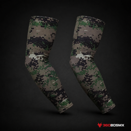 Mangas protectoras sol NACIONAL / frio Deportes-Trabajo, Moto, GYM, Militar, Gotcha, Airsoft SN147 - Verde militar