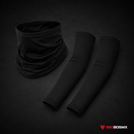 Kit Sombrero Multi-Funcional Con Mangas MZ11 - Negro - 360BOSMX