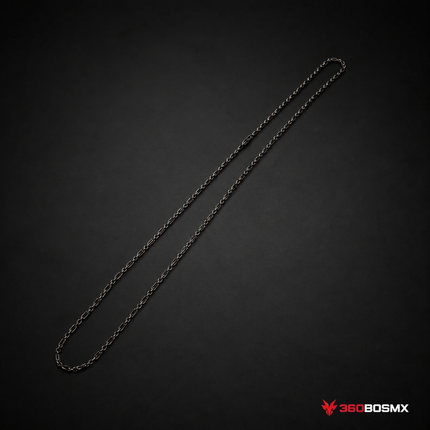 Cadena Collar Punto y Coma Tipo Militar Delgada uso Dije O Colgante SN255 - 360BOSMX