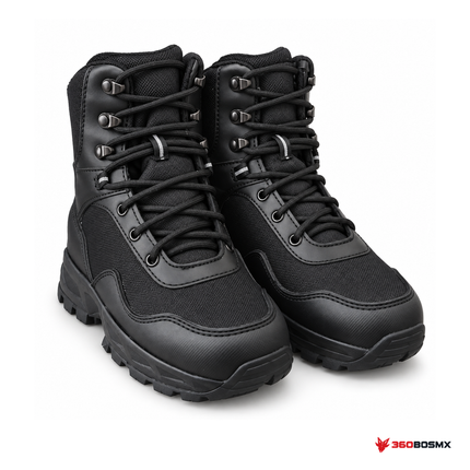 Bota táctica baja modelo 0004 — Negro