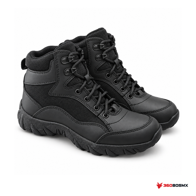 Bota táctica baja modelo 5654 — Negro