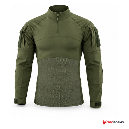 Camisa táctica rápida híbrida, Verde